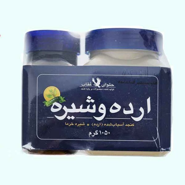ارده و شیره کنجد عقاب آسیاب شده شیره خرما فروشگاه مواد غذایی پیک