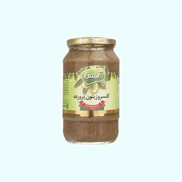 کنسرو زیتون پرورده آرشیا عالی قیمت عالی فروشگاه مواد غذایی پیک