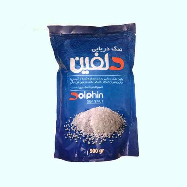 نمک دریایی دلفین 900 گرم فروشگاه مواد غذایی پیک