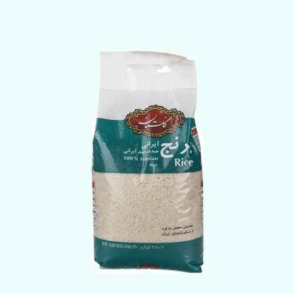 برنج ایرانی گیلان طارم هاشمی گلستان ممتاز معطر و خوش پخت طبیعت فروشگاه مواد غذایی پیک