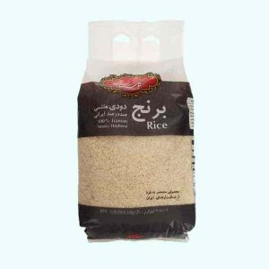 برنج ایرانی دودی طارم هاشمی گلستان ممتاز معطر و خوش پخت طبیعت فروشگاه مواد غذایی پیک