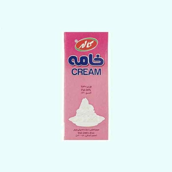 خامه شکلات کاله کم چرب خوشمزه و تازه فروشگاه مواد غذایی پیک