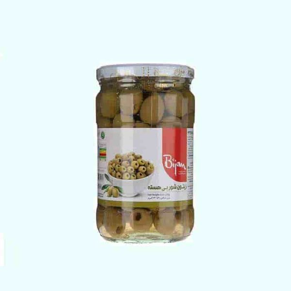 زیتون شور بی هسته بیژن فروشگاه مواد غذایی پیک